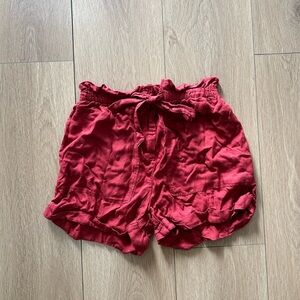 Women's Red Shorts